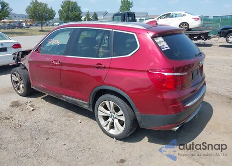 2013 BMW X3 xDrive35I from USA, damaged, VIN 5UXWX7C50DL981889
